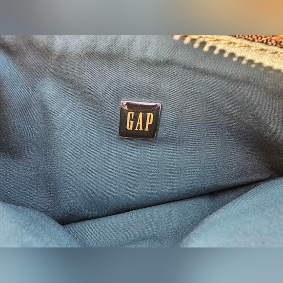 GAP small y2k vintage gray wool shoulder chain purse with gap hardware - Picture 9 of 9